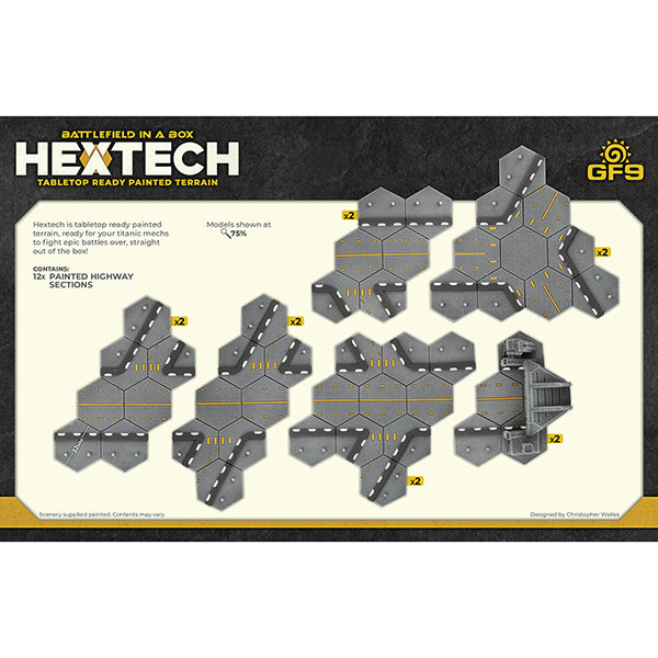 Battlefield in a Box: HexTech - Trinity City - Highway Exits and Tunnels - for just $40! 