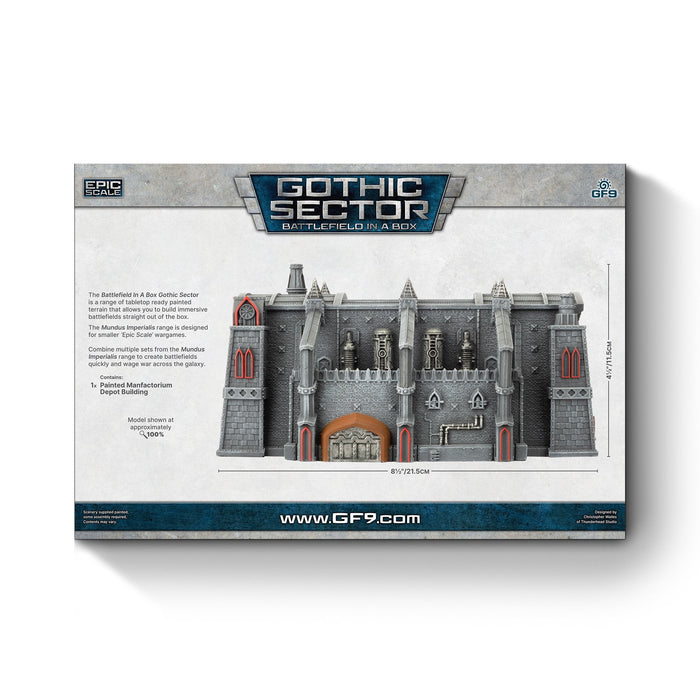 Battlefield in a Box: Mundus Imperialis - Manufactorium Depot - for just $50! 