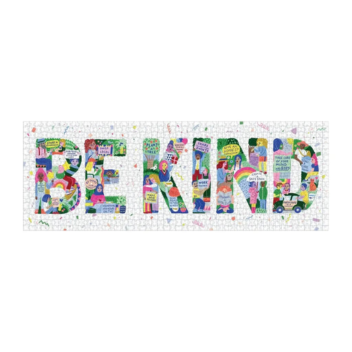 Be Kind 1000 Piece Panoramic Jigsaw Puzzle Galison - for just $19.99! 