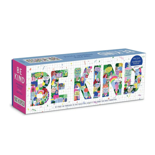 Be Kind 1000 Piece Panoramic Jigsaw Puzzle Galison - for just $19.99! 