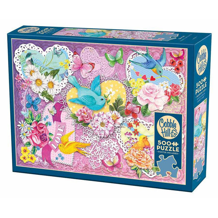 Be Mine 500 Piece Jigsaw Puzzle Cobble Hill - for just $17.99! 