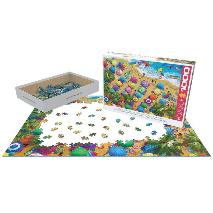 Beach Summer Fun 1000 Piece Jigsaw Puzzle Eurographics - for just $19.99! 
