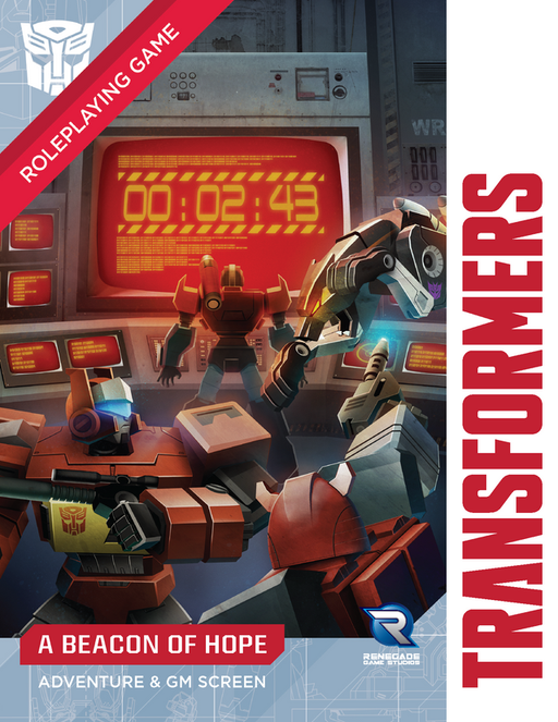 Transformers RPG: A Beacon of Hope Adventure & GM Screen - for just $28! 