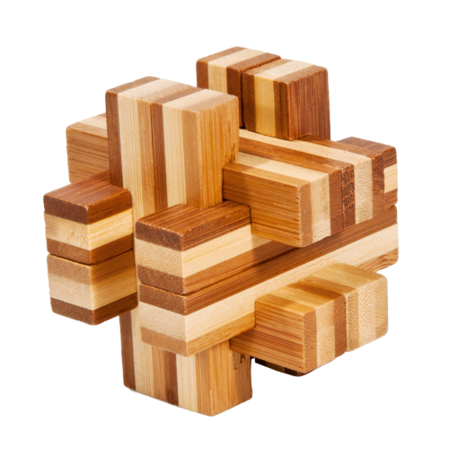 Beam Construct 3D Bamboo Puzzle Fridolin - for just $11.99! 