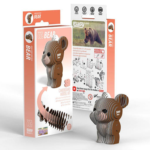 Bear 3D Cardboard Model Kit Eugy - for just $11.99! 