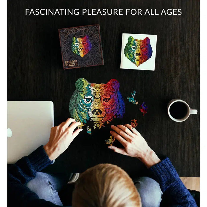 Bear 70 Piece Wooden Jigsaw Puzzle Geek Toys - for just $49.99! 