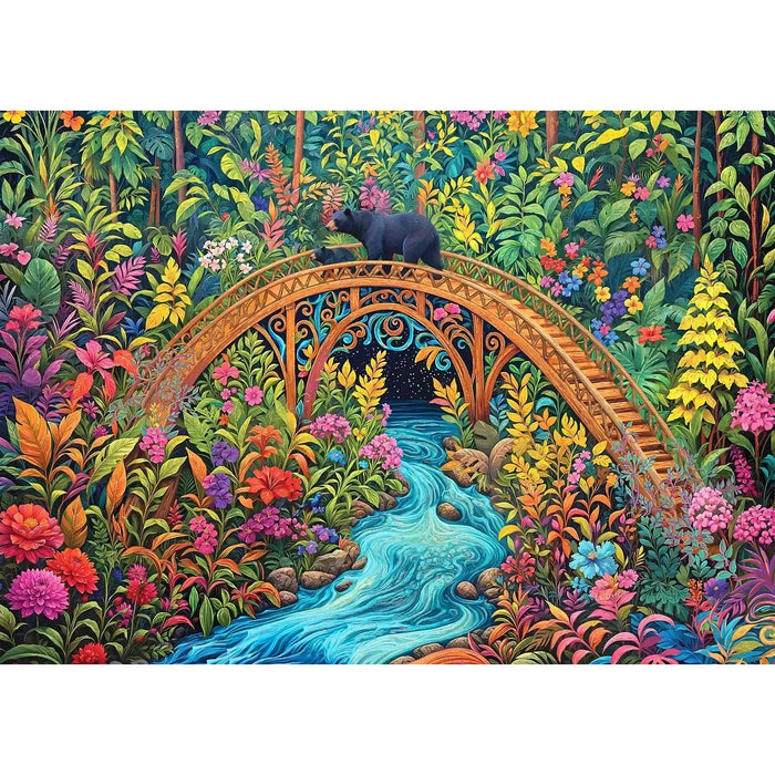 Bear Bridge 1000 Piece Jigsaw Puzzle Peter Pauper - for just $19.99! 