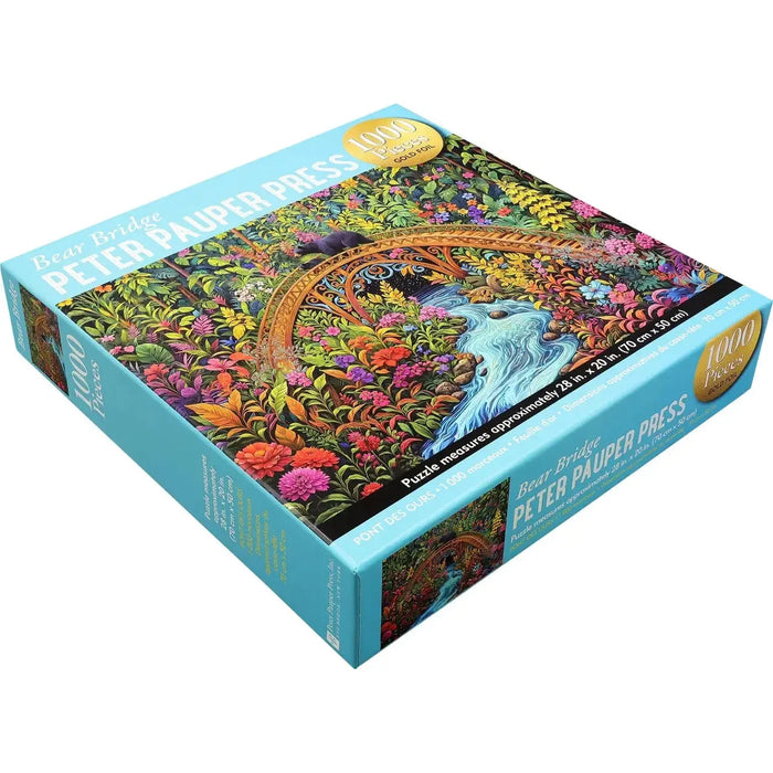 Bear Bridge 1000 Piece Jigsaw Puzzle Peter Pauper - for just $19.99! 