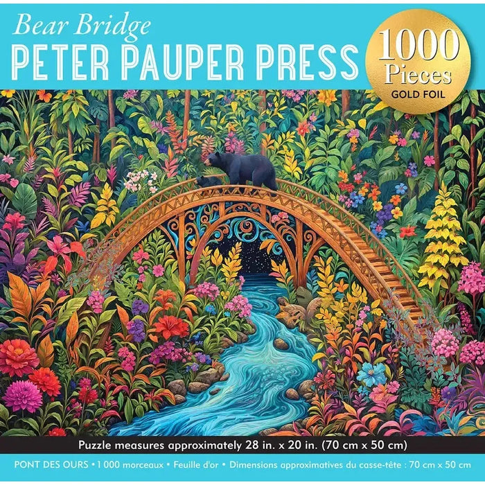 Bear Bridge 1000 Piece Jigsaw Puzzle Peter Pauper - for just $19.99! 