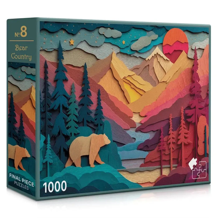Bear Country 1000 Piece Jigsaw Puzzle Final Piece - for just $19.99! 