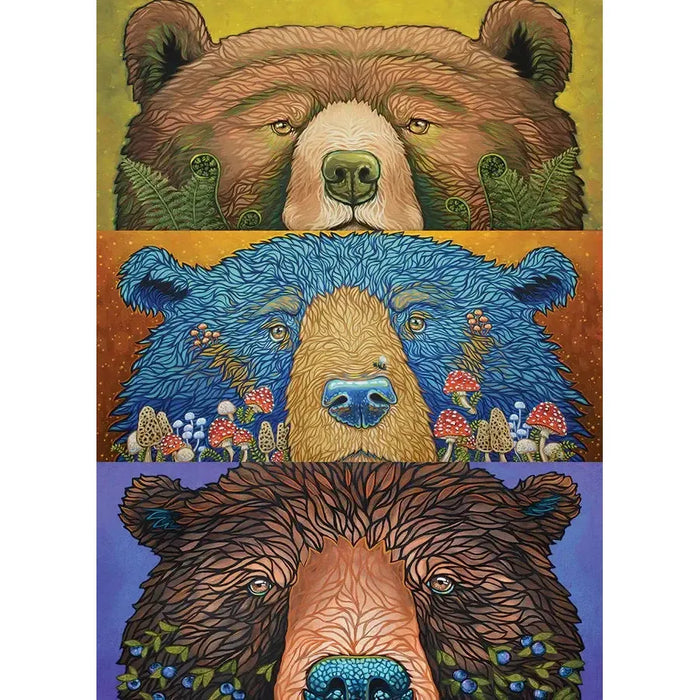 Bear Eyes Harvest 500 Piece Jigsaw Puzzle Cobble Hill - for just $17.99! 