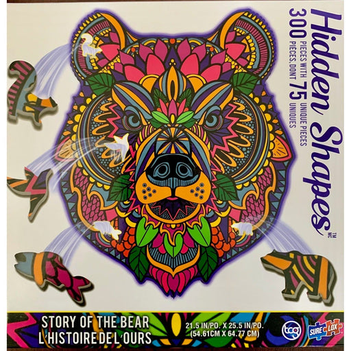 Bear Hidden Shapes 300 Piece Jigsaw Puzzle Sure Lox - for just $14.99! 