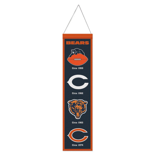 Chicago Bears 8" x 32" Wool Banner - for just $44.99! 