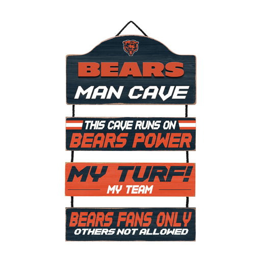 Chicago Bears Wooden Man Cave Dangle Sign - Premium Signs/Plaques - Man Cave Dangle - Just $29.99! Shop now at Retro Gaming of Denver