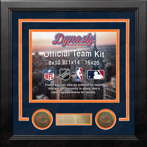 Chicago Bears Custom NFL Football 8x10 Picture Frame Kit (Multiple Colors) - for just $36.99! 