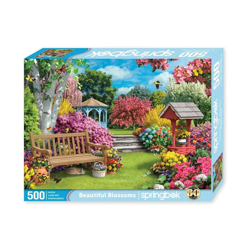Beautiful Blossoms 500 Piece Jigsaw Puzzle Springbok - for just $17.99! 