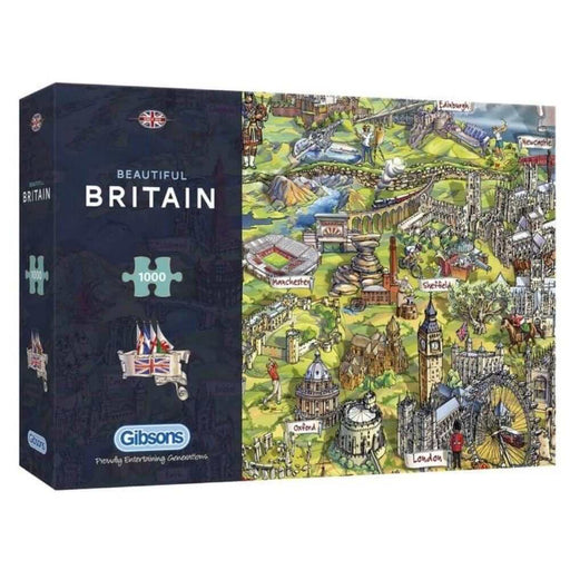Beautiful Britain 1000 Piece Jigsaw Puzzle Gibsons - for just $24.99! 