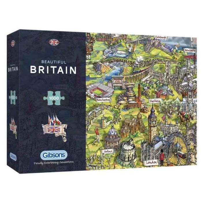 Beautiful Britain 1000 Piece Jigsaw Puzzle Gibsons - for just $24.99! 