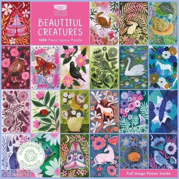 Beautiful Creatures by Lee Foster Wilson 1000 Piece Jigsaw Puzzle Flame Tree - for just $19.99! 