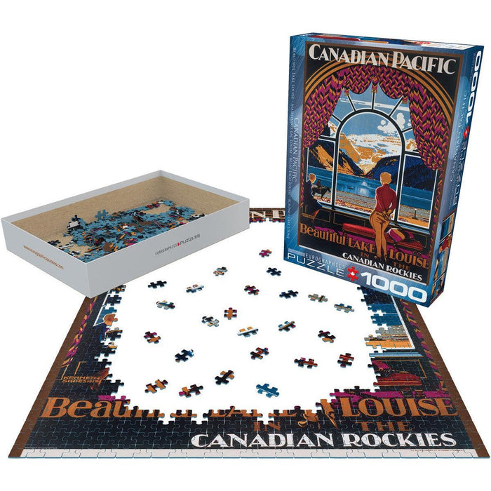 Beautiful Lake Louise 1000 Piece Jigsaw Puzzle Eurographics - for just $19.99! 