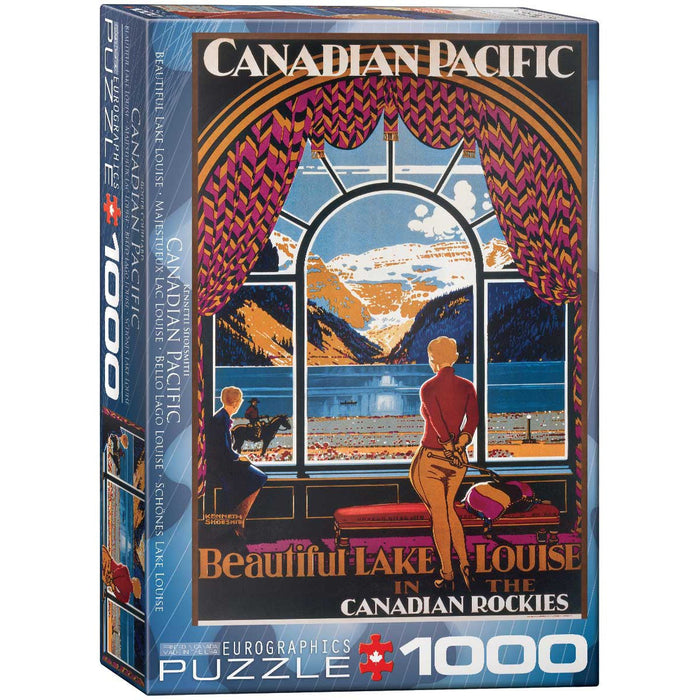 Beautiful Lake Louise 1000 Piece Jigsaw Puzzle Eurographics - for just $21.99! 