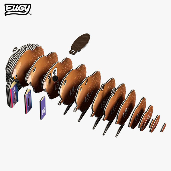 Beaver 3D Cardboard Model Kit Eugy - for just $11.99! 