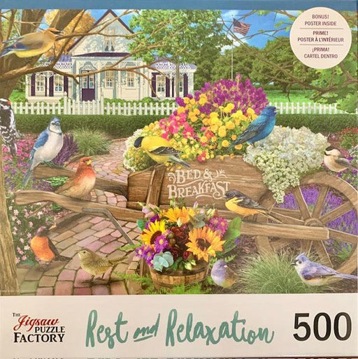 Bed & Breakfast Rest & Relax 500 Piece Jigsaw Puzzle Leap Year - for just $14.99! 