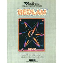 Front cover view of Bedlam - Vectrex