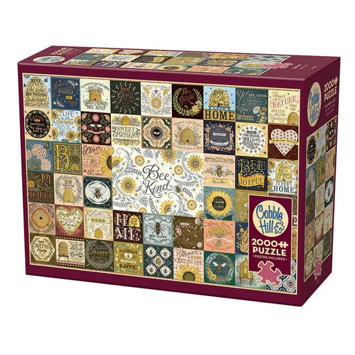 Bee Kind 2000 Piece Jigsaw Puzzle Cobble Hill - for just $30.99! 