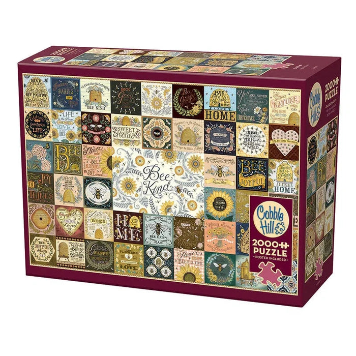 Bee Kind 2000 Piece Jigsaw Puzzle Cobble Hill - for just $30.99! 