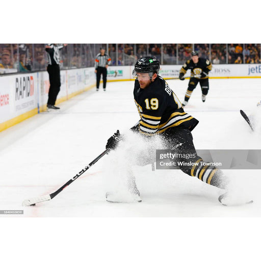 Johnny Beecher Boston Bruins Ice Action Hockey Photo - for just $9.99! 