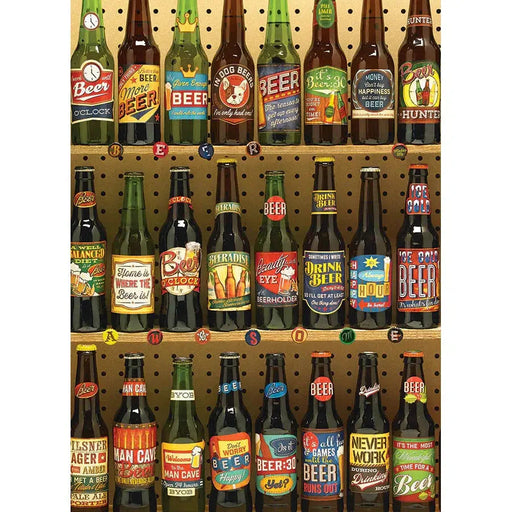 Beer Collection 1000 Piece Jigsaw Puzzle Cobble Hill - for just $19.99! 