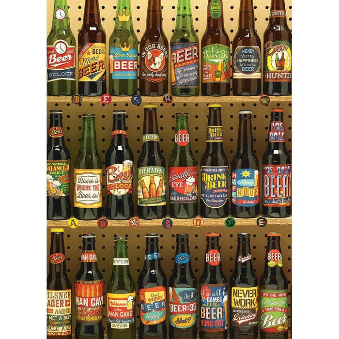 Beer Collection 1000 Piece Jigsaw Puzzle Cobble Hill - for just $19.99! 