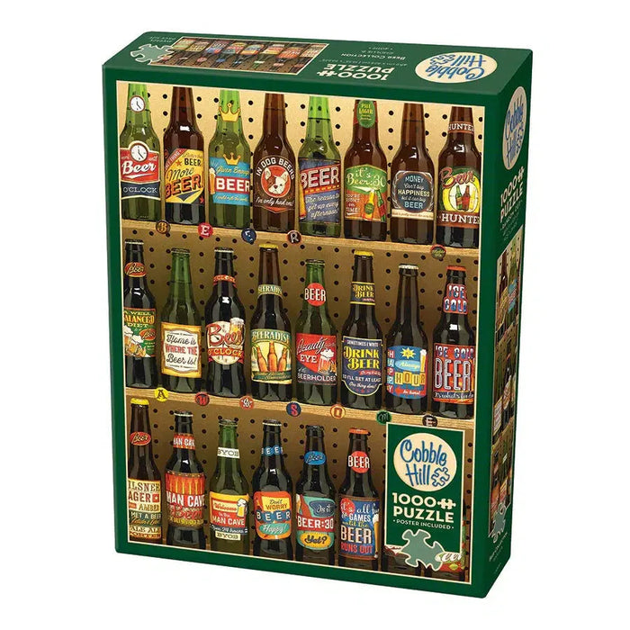 Beer Collection 1000 Piece Jigsaw Puzzle Cobble Hill - for just $19.99! 