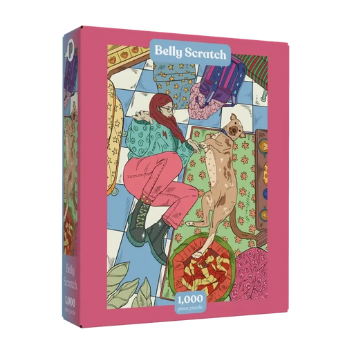 Belly Scratch 1000 Piece Jigsaw Puzzle Puzzledly - for just $24.99! 