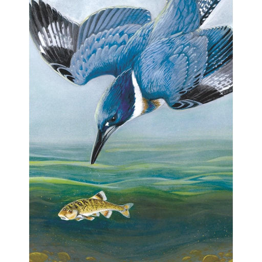 Belted Kingfisher 100 Piece Mini Jigsaw Puzzle NYPC - for just $11.99! 