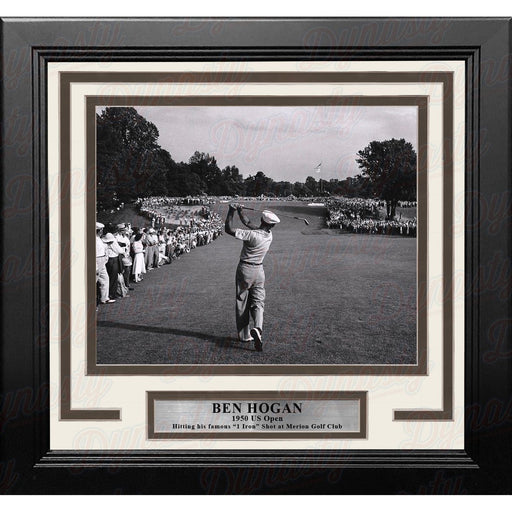 Ben Hogan 1-Iron Shot at the 1950 US Open at Merion Framed Golf Photo - Just $49.99! Shop now at Retro Gaming of Denver