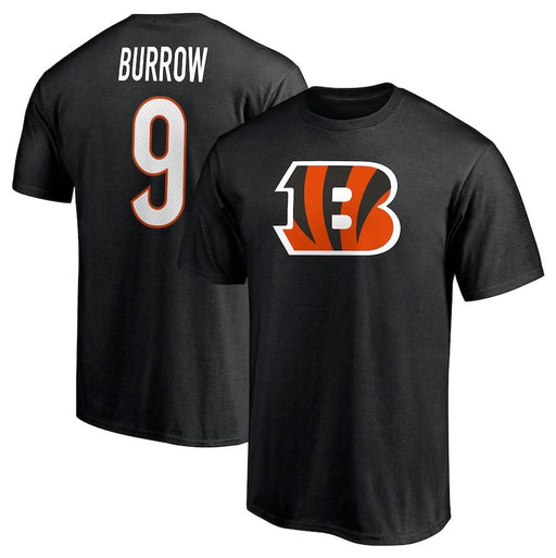 Joe Burrow Cincinnati Bengals Player Icon Black T-Shirt - Premium T-Shirts - Football - Just $39.99! Shop now at Retro Gaming of Denver