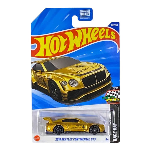 Hot Wheels 2018 Bentley Continental GT3 - Race Day Series 7/10 - for just $1.89! 