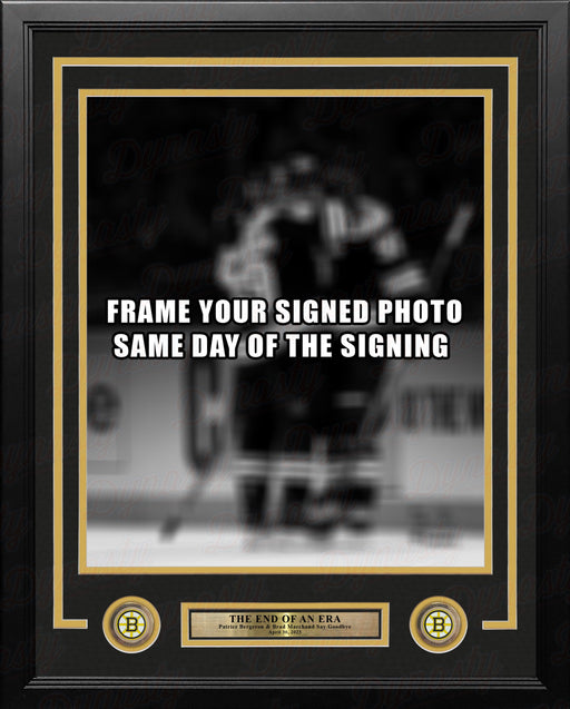 Patrice Bergeron & Brad Marchand Boston Bruins Photo Frame Kit - for just $39.99! 