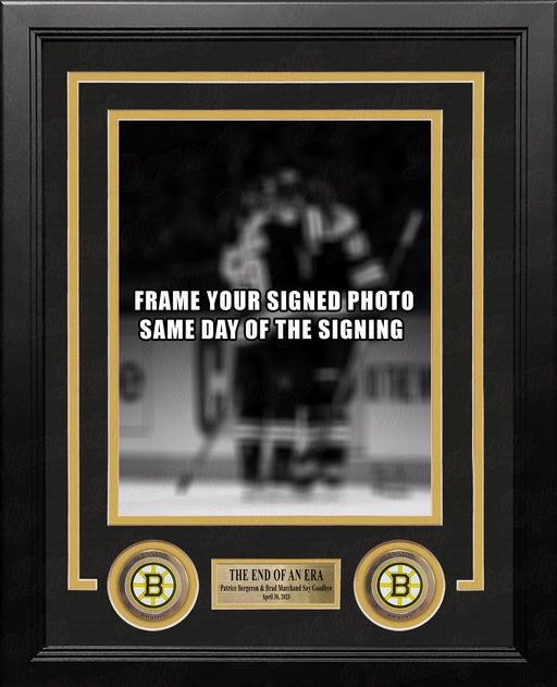 Patrice Bergeron & Brad Marchand Boston Bruins Photo Frame Kit - for just $39.99! 