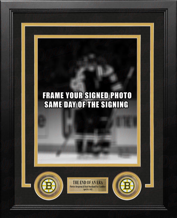 Patrice Bergeron & Brad Marchand Boston Bruins Photo Frame Kit - for just $39.99! 