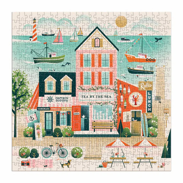 Beside the Sea 500 Piece Jigsaw Puzzle Galison - for just $17.99! 