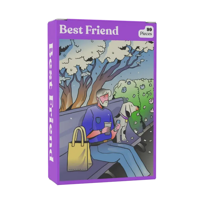 Best Friend 99 Piece Mini Jigsaw Puzzle Puzzledly - for just $9.99! 