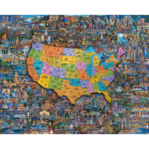 Best of America 500 Piece Jigsaw Puzzle Dowdle - for just $14.99! 