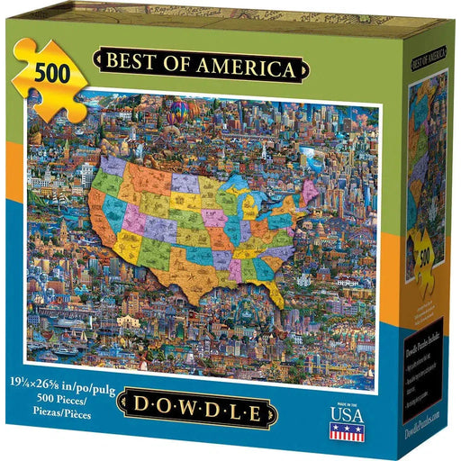 Best of America 500 Piece Jigsaw Puzzle Dowdle - for just $14.99! 