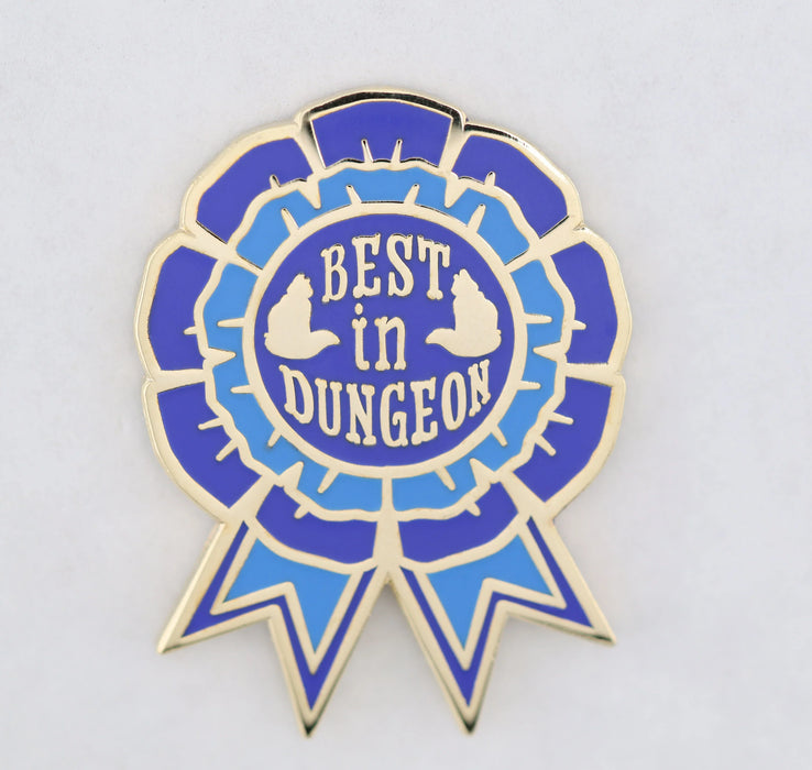 Foam Brain Games: Enamel Pin - Dungeon Crawler Carl - Best in Dungeon - for just $11.99! 