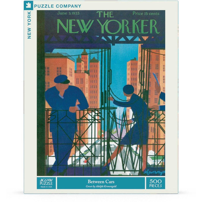 Between Cars The New Yorker 500 Piece Jigsaw Puzzle NYPC - for just $26.99! 