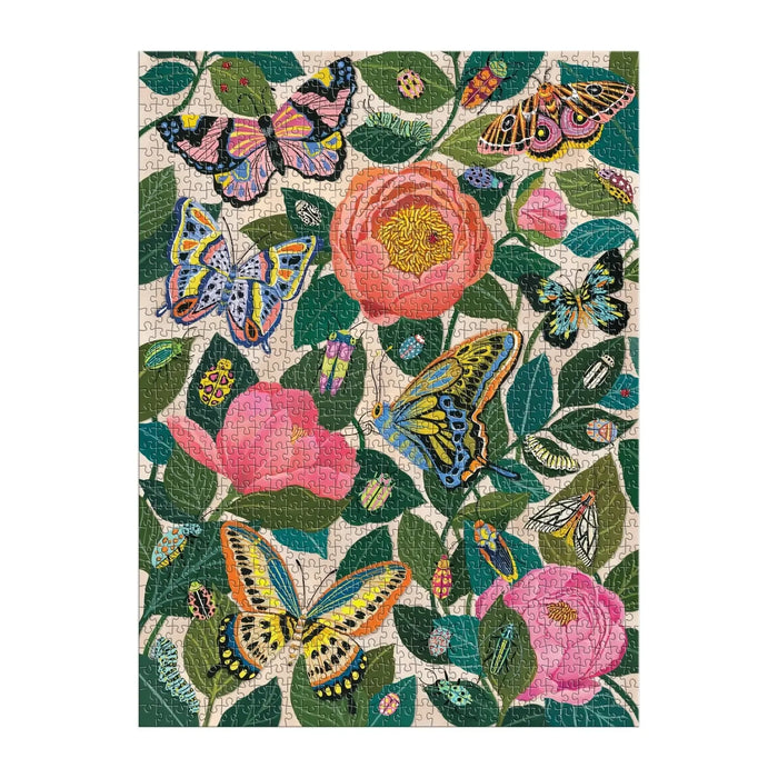 Between the Blooms 1000 Piece Jigsaw Puzzle Galison - for just $21.99! 