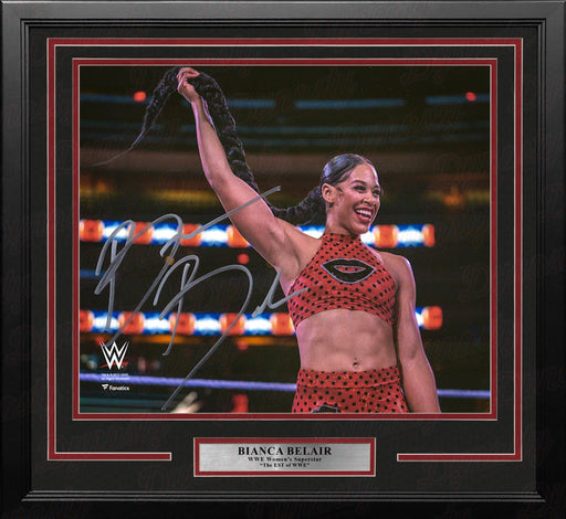 Bianca Belair Hair Whip Autographed 16" x 20" Framed WWE Wrestling Photo - for just $129! 